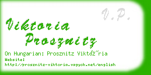 viktoria prosznitz business card